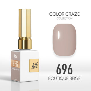 LDS Color Craze Collection - 696 Boutique Beige - Gel Polish 0.5oz