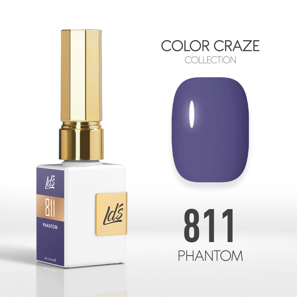  LDS Color Craze Gel Nail Polish - 811 Phantom - 0.5oz by LDS COLOR CRAZE sold by DTK Nail Supply
