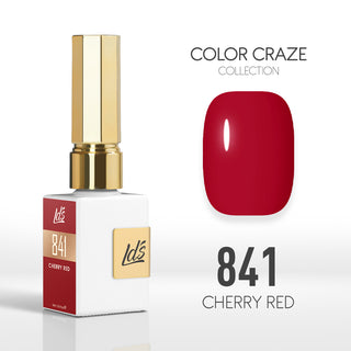 LDS Color Craze Collection - 841 Cherry Red - Gel Polish 0.5oz