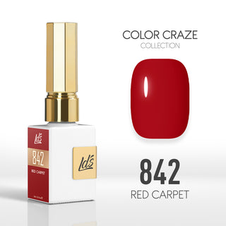 LDS Color Craze Collection - 842 Red Carpet - Gel Polish 0.5oz