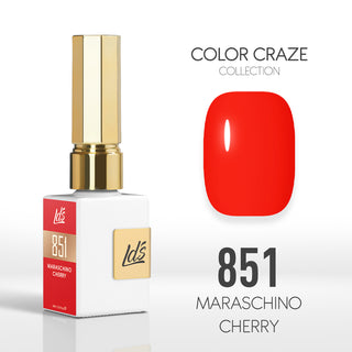  LDS Color Craze Gel Nail Polish - 851 Maraschino Cherry - 0.5oz by LDS COLOR CRAZE sold by DTK Nail Supply