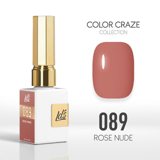 LDS Color Craze Collection - 089 Rose Nude - Gel Polish 0.5oz