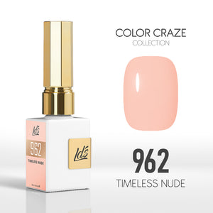 LDS Color Craze Gel Nail Polish - 962 Timeless Nude - 0.5oz