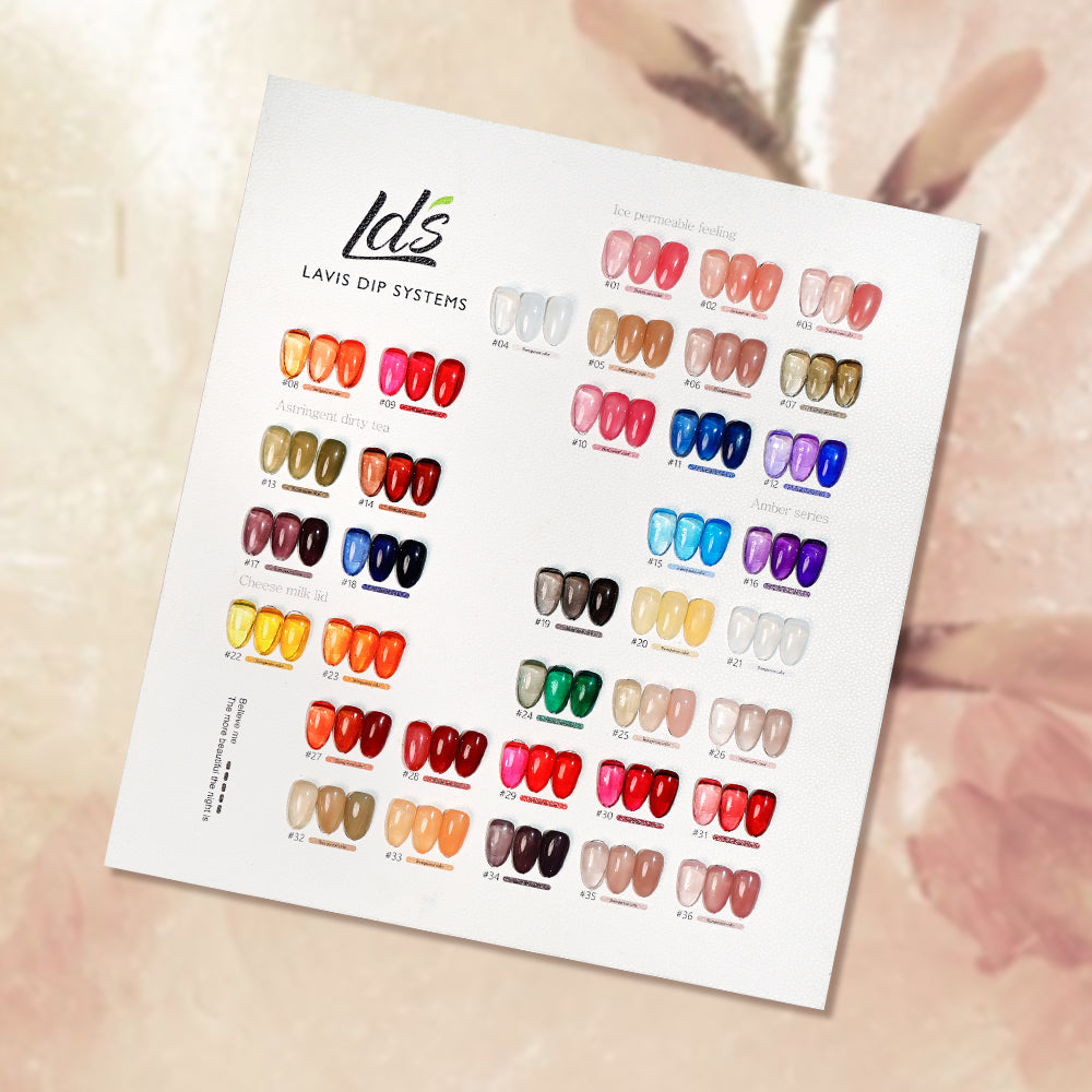 LDS Gel Polish JG Set 36 Colors - Jelly Gel Collection