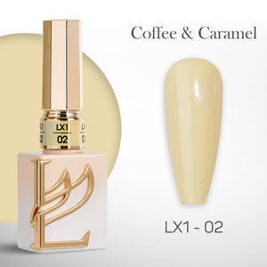 LAVIS LX1 - 02 - Gel Polish 0.5 oz - Coffee & Caramel Collection by LAVIS NAILS sold by DTK Nail Supply