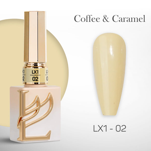 LAVIS LX1 - 02 - Gel Polish 0.5 oz - Coffee & Caramel Collection by LAVIS NAILS sold by DTK Nail Supply