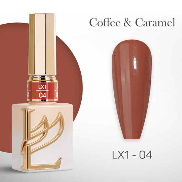 LAVIS LX1 - 04 - Gel Polish 0.5 oz - Coffee & Caramel Collection by LAVIS NAILS sold by DTK Nail Supply