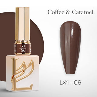  LAVIS LX1 - 06 - Gel Polish 0.5 oz - Coffee & Caramel Collection by LAVIS NAILS sold by DTK Nail Supply