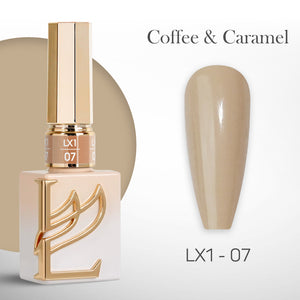 LAVIS LX1 - 07 - Gel Polish 0.5 oz - Coffee & Caramel Collection by LAVIS NAILS sold by DTK Nail Supply