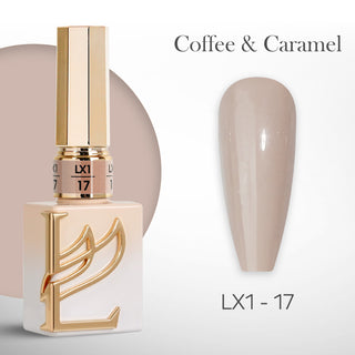 LAVIS LX1 - 17  - Gel Polish 0.5 oz - Coffee & Caramel Collection