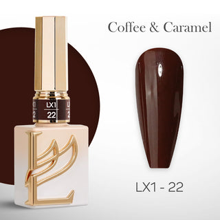 LAVIS LX1 - 22  - Gel Polish 0.5 oz - Coffee & Caramel Collection