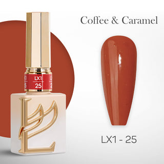 LAVIS LX1 - 25  - Gel Polish 0.5 oz - Coffee & Caramel Collection