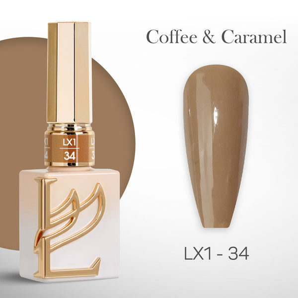 LAVIS LX1 - 34 - Gel Polish 0.5 oz - Coffee & Caramel Collection by LAVIS NAILS sold by DTK Nail Supply