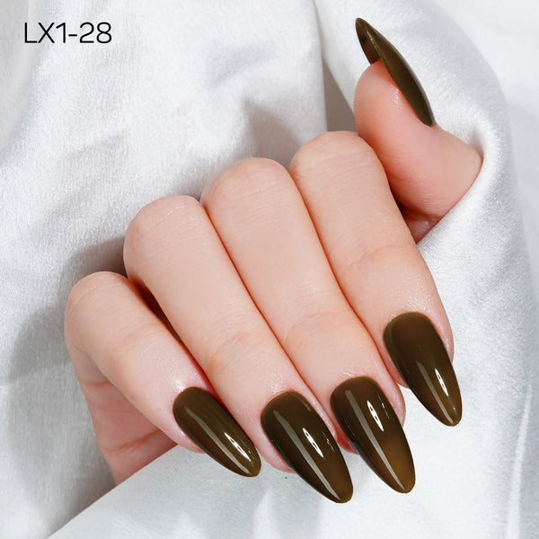 LAVIS LX1 - 28 - Gel Polish 0.5 oz - Coffee & Caramel Collection by LAVIS NAILS sold by DTK Nail Supply