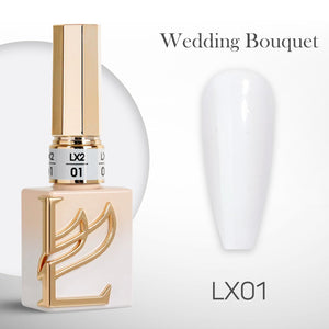 LAVIS LX2 - 01 - Gel Polish 0.5 oz - Wedding Bouquet Collection by LAVIS NAILS sold by DTK Nail Supply