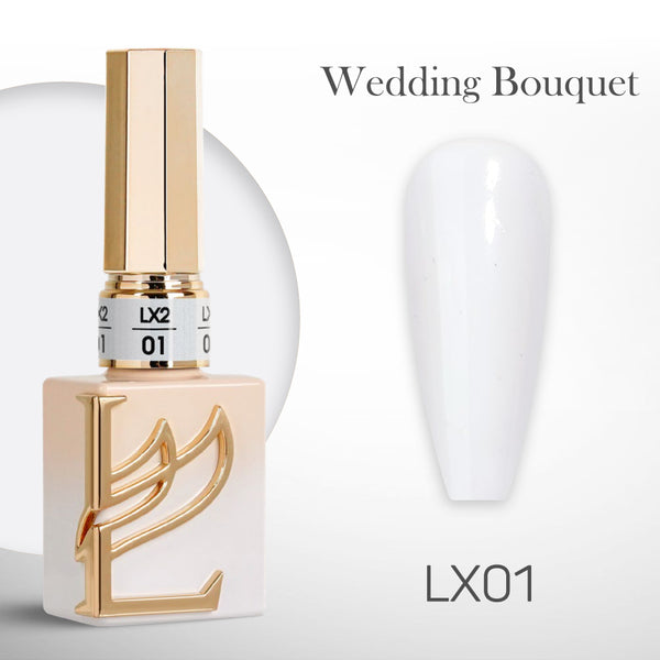 LAVIS LX2 - 01 - Gel Polish 0.5 oz - Wedding Bouquet Collection by LAVIS NAILS sold by DTK Nail Supply