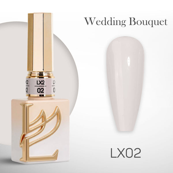 LAVIS LX2 - 02 - Gel Polish 0.5 oz - Wedding Bouquet Collection by LAVIS NAILS sold by DTK Nail Supply