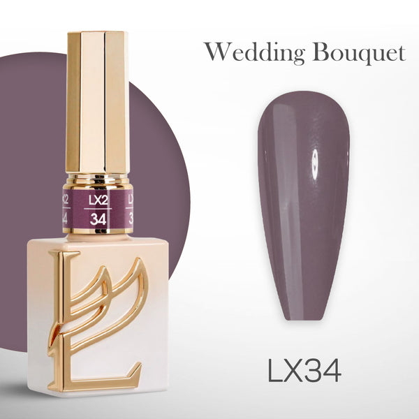 LAVIS LX2 - 34 - Gel Polish 0.5 oz - Wedding Bouquet Collection by LAVIS NAILS sold by DTK Nail Supply