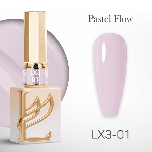 LAVIS LX3 - 01 - Gel Polish 0.5 oz - Pastel Flow Collection by LAVIS NAILS sold by DTK Nail Supply
