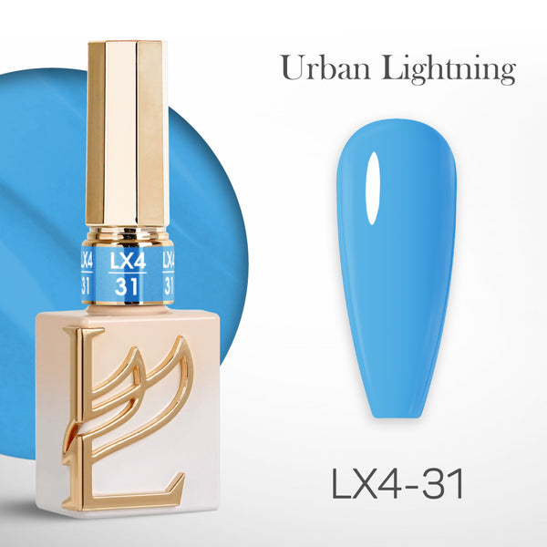 LAVIS LX4 - 31 - Gel Polish 0.5 oz - Urban Lightning Collection by LAVIS NAILS sold by DTK Nail Supply