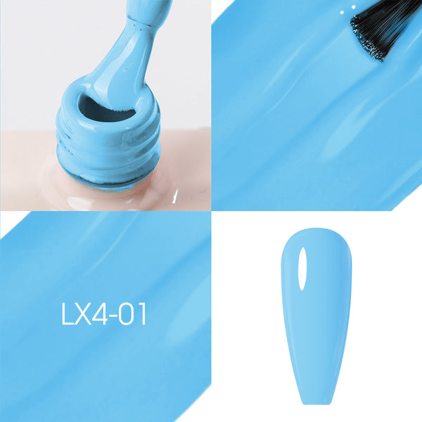 LAVIS LX4 - 01 - Gel Polish 0.5 oz - Urban Lightning Collection by LAVIS NAILS sold by DTK Nail Supply