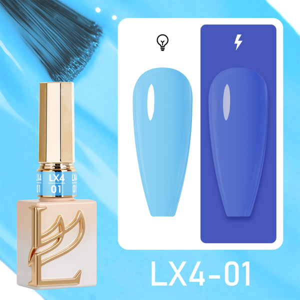 LAVIS LX4 - 01 - Gel Polish 0.5 oz - Urban Lightning Collection by LAVIS NAILS sold by DTK Nail Supply