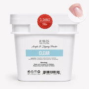 Lavis Acrylic & Dipping Powder - Clear - 80oz (5lbs)
