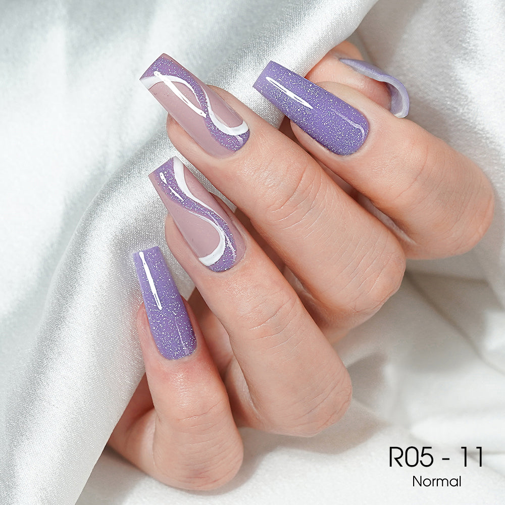 LAVIS Reflective R05 - 11 - Gel Polish 0.5 oz - Blossom Bass Reflective Collection by LAVIS NAILS sold by DTK Nail Supply