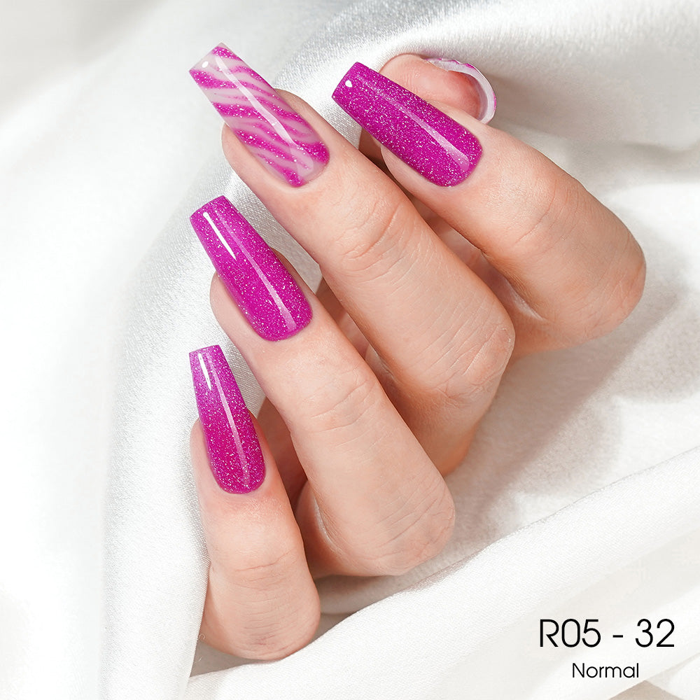 LAVIS Reflective R05 - 32 - Gel Polish 0.5 oz - Glow With The Flow Reflective Collection by LAVIS NAILS sold by DTK Nail Supply
