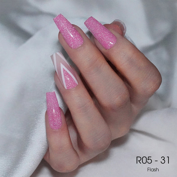 LAVIS Reflective R05 - 31 - Gel Polish 0.5 oz - Glow With The Flow Reflective Collection by LAVIS NAILS sold by DTK Nail Supply