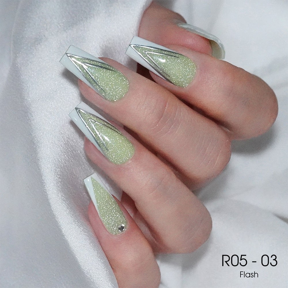 LAVIS Reflective R05 - 03 - Gel Polish 0.5 oz - Blossom Bass Reflective Collection by LAVIS NAILS sold by DTK Nail Supply
