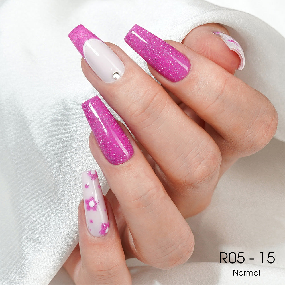 LAVIS Reflective R05 - 15 - Gel Polish 0.5 oz - Neon Lights Reflective Collection by LAVIS NAILS sold by DTK Nail Supply