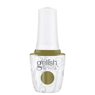 Gelish Nail Colours - Green Gelish Nails - 496 Lost My Terrain Of Thought