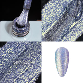 LAVIS MM03 - Gel Polish 0.5oz - Mermaid Lagoon Glitter Collection by LAVIS NAILS sold by DTK Nail Supply