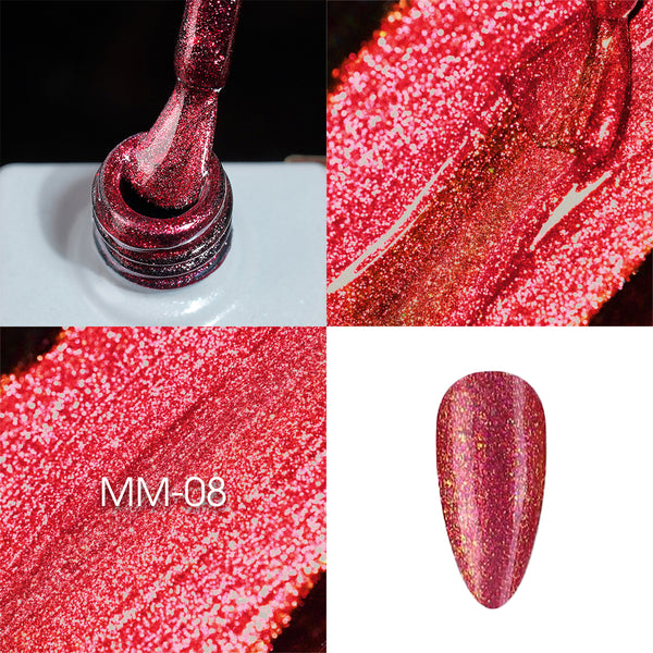 LAVIS MM08 - Gel Polish 0.5oz - Mermaid Lagoon Glitter Collection by LAVIS NAILS sold by DTK Nail Supply