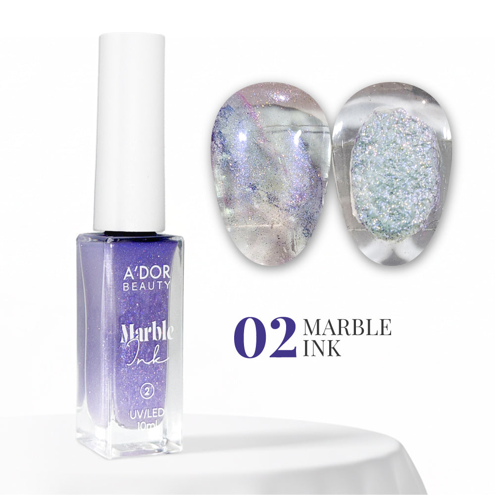 A'DOR Marble Ink - 02 - Cool Pink