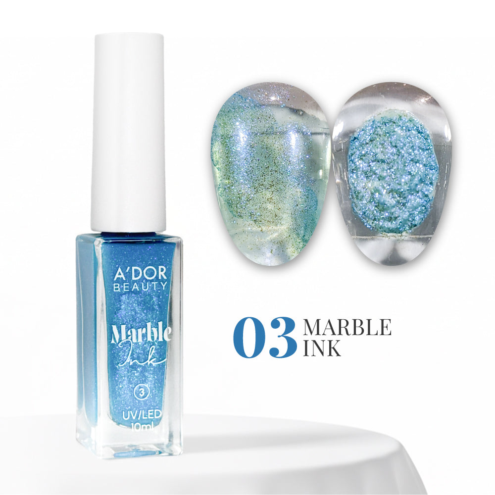 A'DOR Marble Ink - 03 - Aqua Blue
