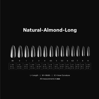  APRES - Gel-X - Natural Almond Long (PCS) by Apres sold by DTK Nail Supply