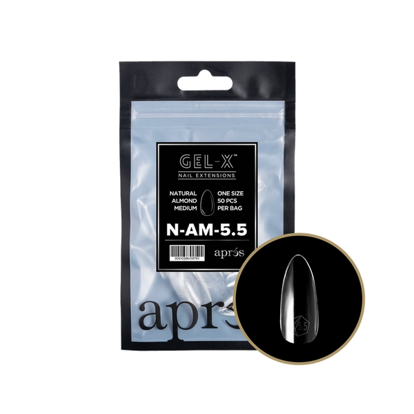 APRES - Gel-X Natural Almond Medium Refill Bag