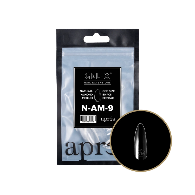APRES - Gel-X Natural Almond Medium 9