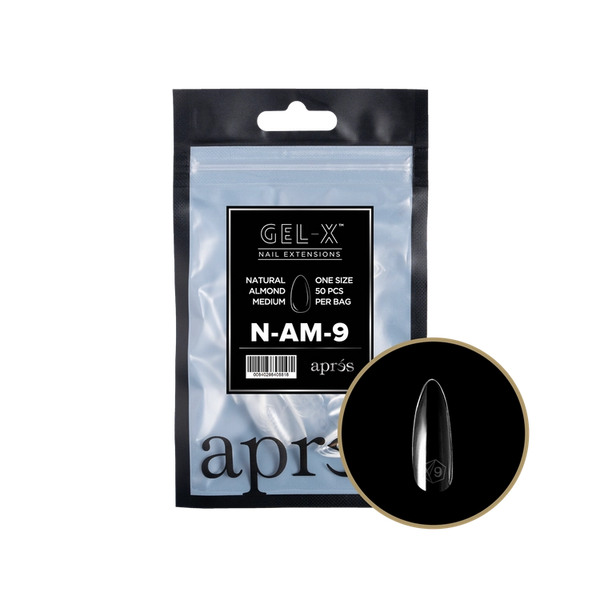APRES - Gel-X Natural Almond Medium 9