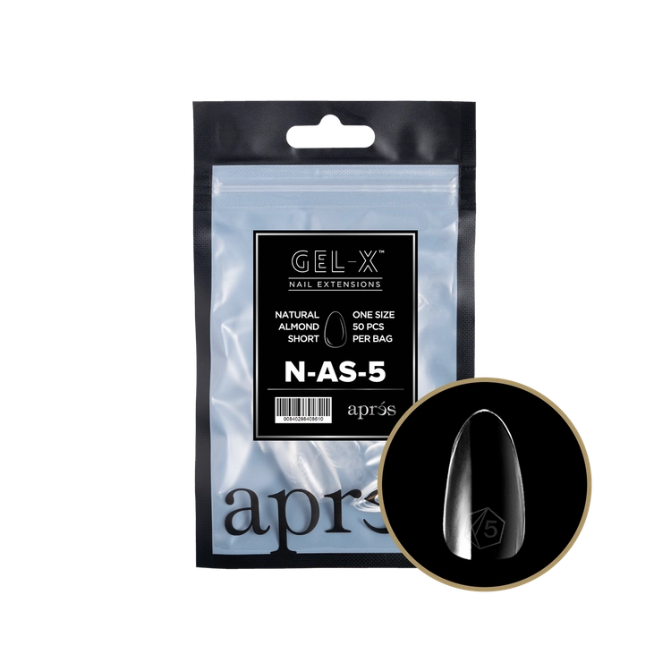 APRES - Gel-X Natural Almond Short 5