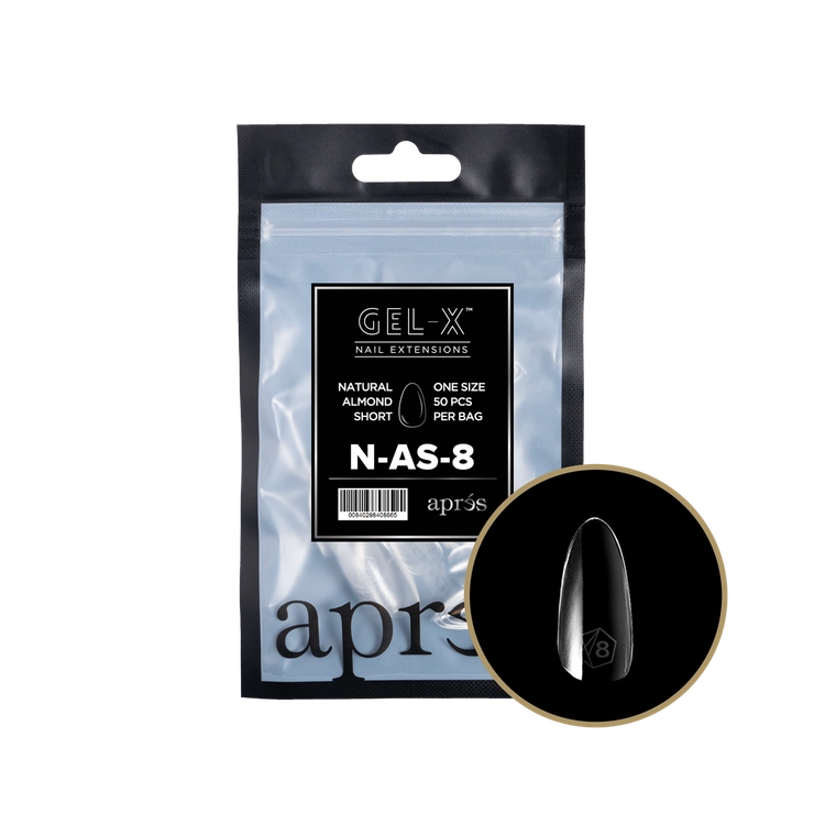 APRES - Gel-X Natural Almond Short 8