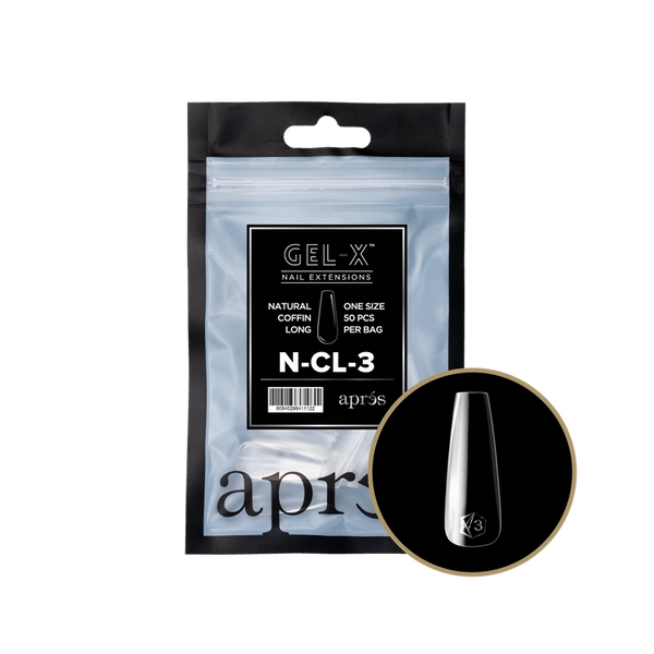 APRES - Gel-X Natural Coffin Long #3