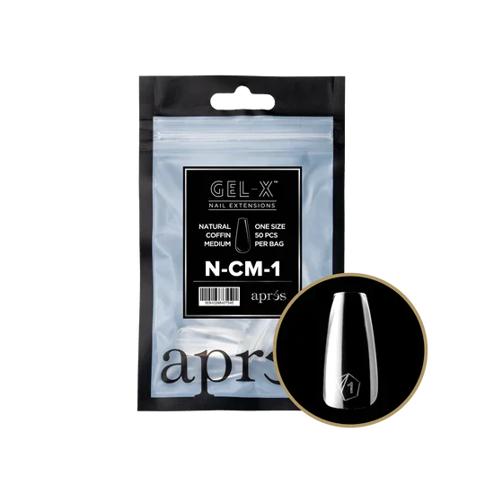 APRES - Gel-X Natural Coffin Medium #1