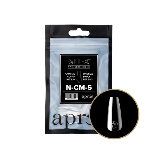 APRES - Gel-X Natural Coffin Medium #5