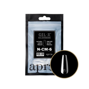 APRES - Gel-X Natural Coffin Medium #6