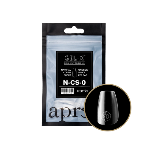 APRES - Gel-X Natural Coffin Short #0 Refill Bag