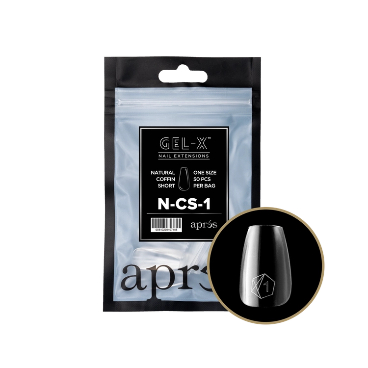 APRES - Gel-X Natural Coffin Short 1