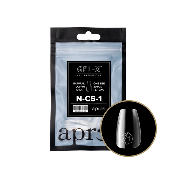 APRES - Gel-X Natural Coffin Short 1